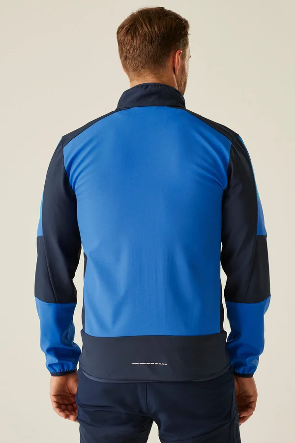 E-volve Unisex 2-Layer Softshell Jacket Strong Blue / Navy