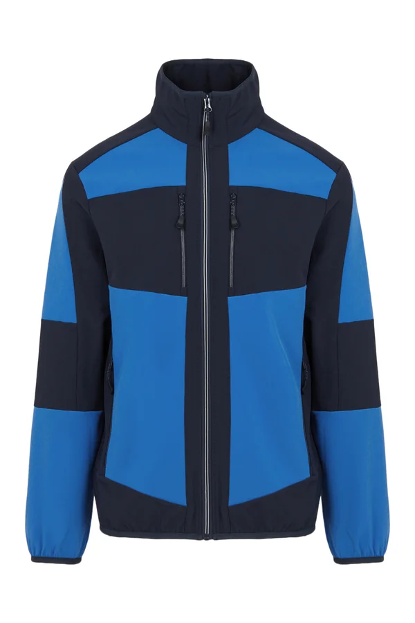 E-volve Unisex 2-Layer Softshell Jacket Strong Blue / Navy