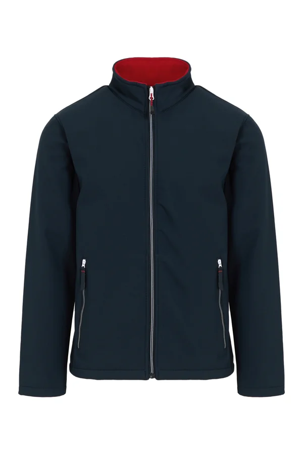 Ascender 2-Layer Softshell Jacket Navy / Classic Red