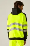 Hi-Vis X-Pro Hoodie (Class 2) Black / Yellow