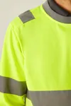 Hi-Vis Pro Contract Crew Neck Sweatshirt Yellow