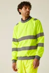 Hi-Vis Pro Contract Crew Neck Sweatshirt Yellow