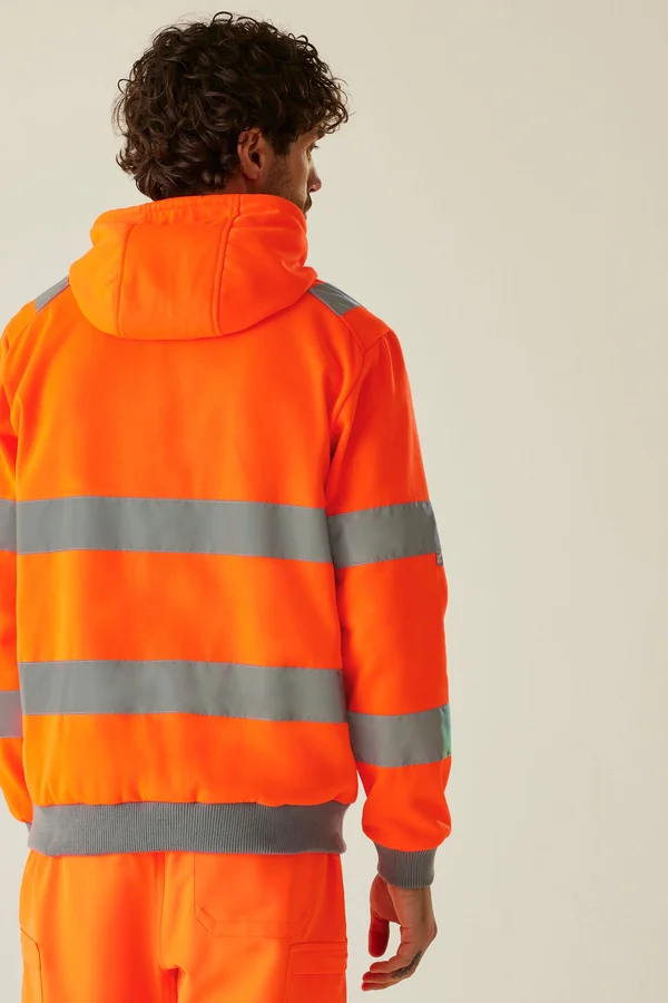Hi-Vis Pro Contract Hoodie Orange