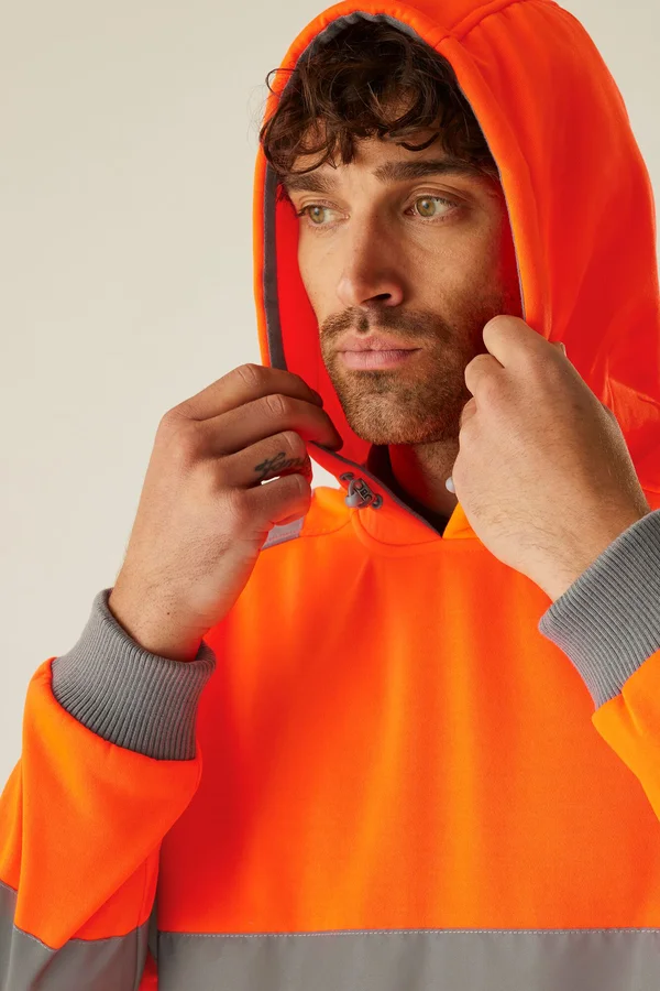 Hi-Vis Pro Contract Hoodie Orange