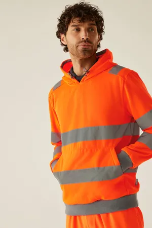 Hi-Vis Pro Contract Hoodie Orange
