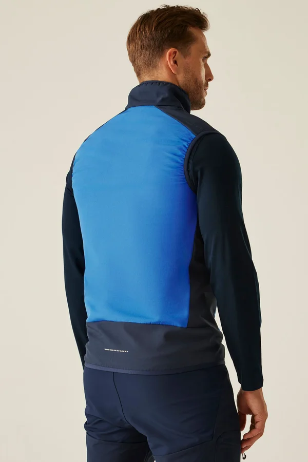 E-volve Unisex 2-Layer Softshell Bodywarmer Strong Blue / Navy