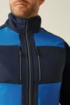 E-volve Unisex 2-Layer Softshell Bodywarmer Strong Blue / Navy