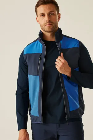 E-volve Unisex 2-Layer Softshell Bodywarmer Strong Blue / Navy