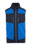 E-volve Unisex Knit Effect Stretch Bodywarmer Strong Blue / Navy