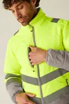 Hi-Vis 2-Tone Thermal Baffle Jacket Yellow