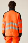 Hi-Vis X-Pro Hybrid Jacket- Class 2 Black / Orange