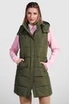 Reine Padded Vest 3/4 Army Green 15