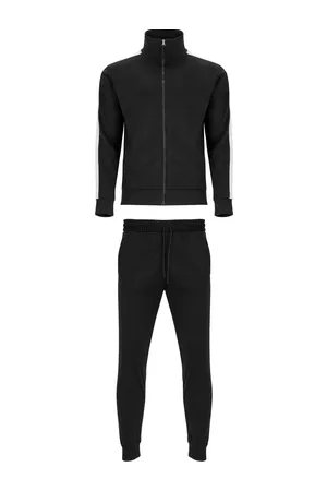 Kids´ Creta Tracksuit Black 02