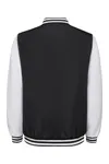 California Varsity Jacket Black 02 / White 01