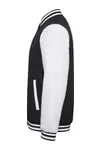California Varsity Jacket Black 02 / White 01