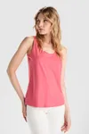 Women´s Nara Top Chrysanthemum Red 262