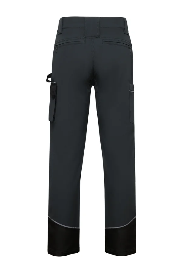Multi-pocket Stretch Work Trousers Wall Dark Lead 46