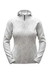 Lux Hooded Knitfleece Jacket Women Heather Light Grey