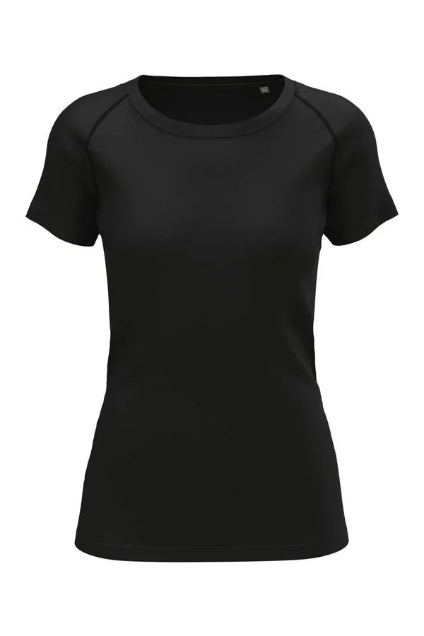 Seamless Sports-T Women black opal