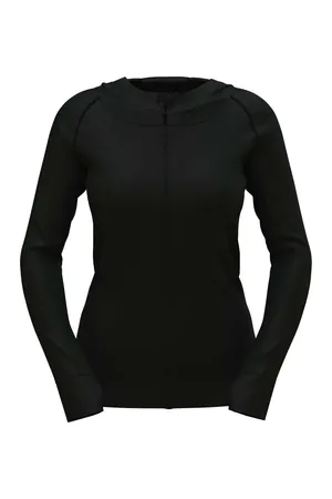 Seamless Sports Jacket Women black opal