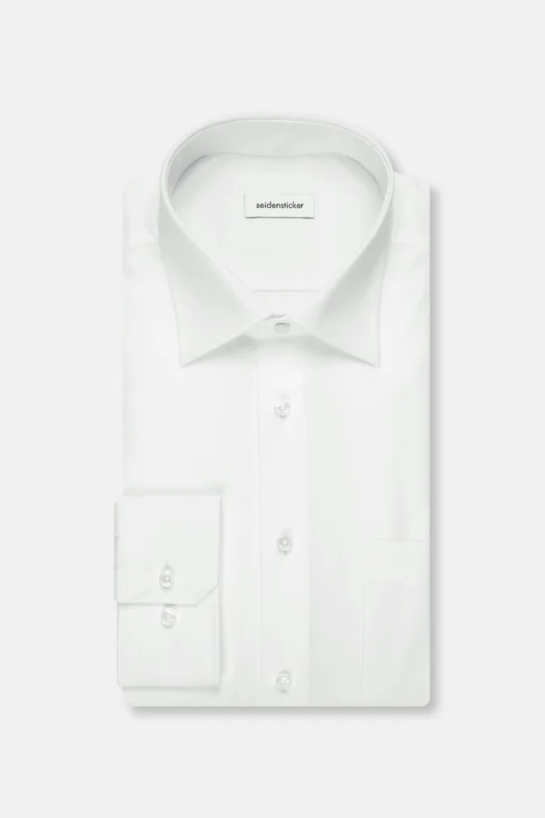 Men´s Shirt Regular Fit Extra Longsleeve White