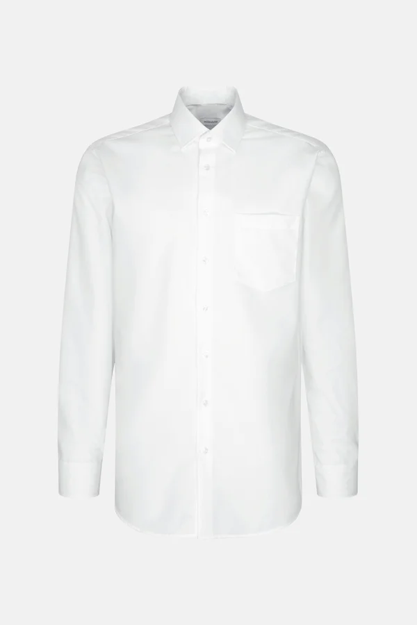 Men´s Shirt Regular Fit Extra Longsleeve White