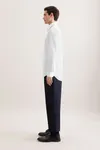 Men´s Shirt Shaped Fit Extra Longsleeve White
