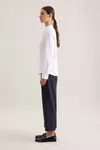 Women´s Blouse Regular Fit Fine Twill Longsleeve White