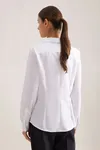 Women´s Blouse Slim Fit Fine Twill Longsleeve White