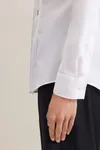 Women´s Blouse Slim Fit Fine Twill Longsleeve White