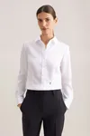 Women´s Blouse Slim Fit Fine Twill Longsleeve White