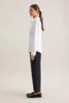 Women´s Blouse Slim Fit Fine Twill Longsleeve White