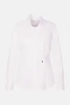 Women´s Blouse Slim Fit Fine Twill Longsleeve White