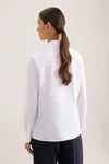 Women´s Pilot Blouse Regular Fit Longsleeve White
