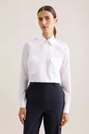 Women´s Pilot Blouse Regular Fit Longsleeve White