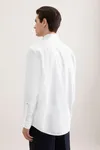 Men´s Shirt Regular Fit Fine Twill Longsleeve White