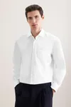 Men´s Shirt Regular Fit Fine Twill Longsleeve White