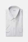 Men´s Pilot Shirt Regular Shortsleeve White
