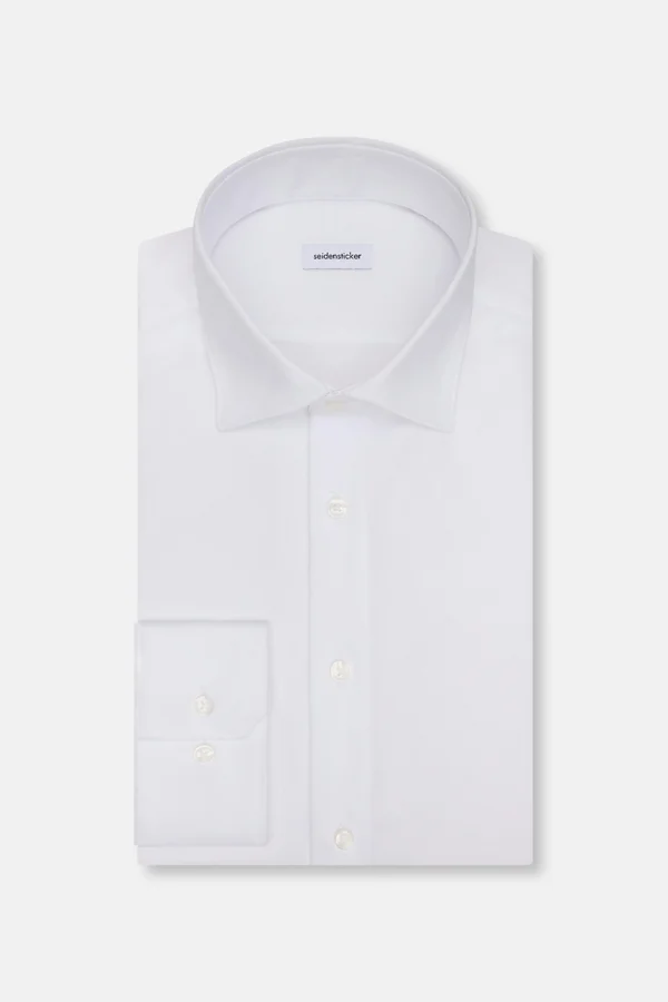 Men´s Shirt Slim Fit Fine Twill Longsleeve White