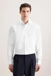 Men´s Shirt Slim Fit Extra Longsleeve White