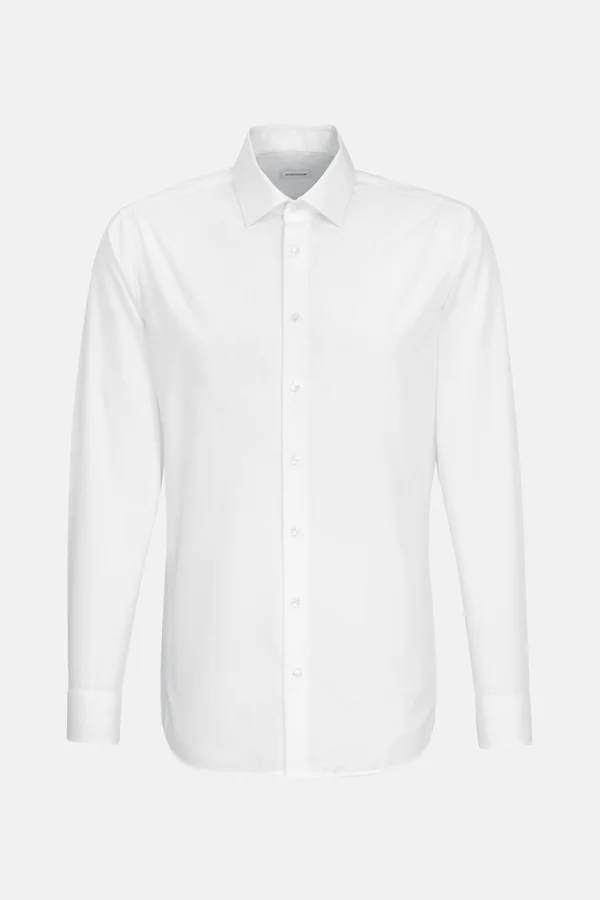 Men´s Shirt Slim Fit Extra Longsleeve White