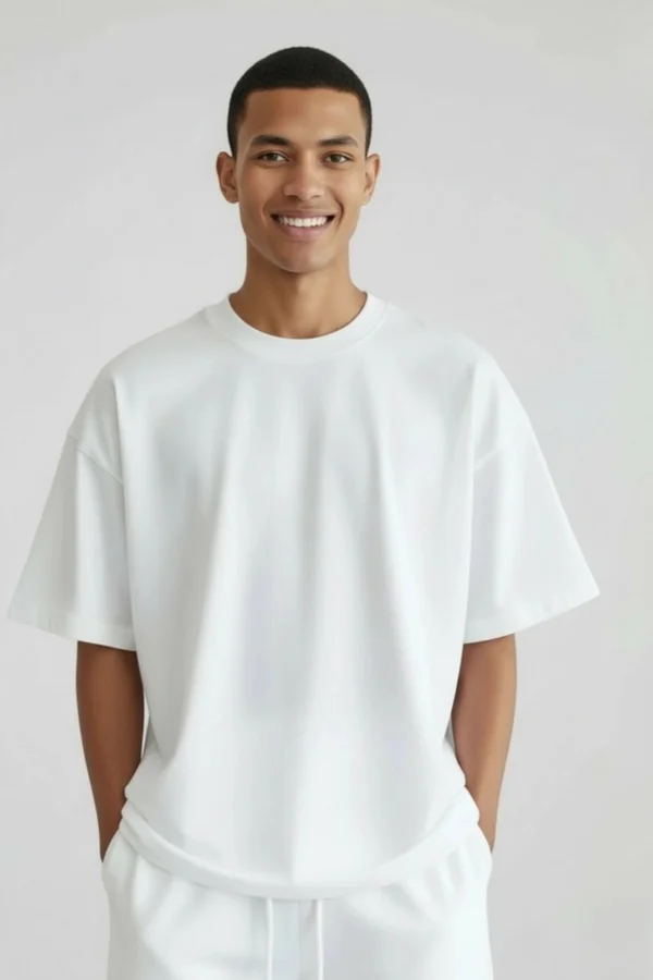 Unisex Organic Cotton Relaxed Fit T-Shirt White