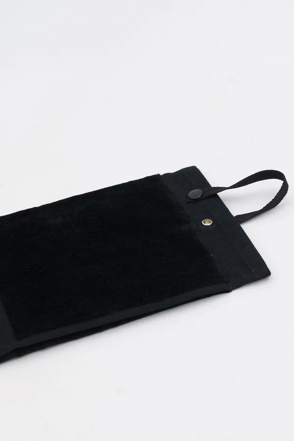 Deluxe Velour Golf Towel Black