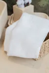 Organic Guest Towel White