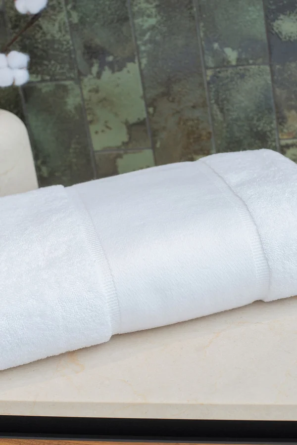 Organic Bath Sheet White