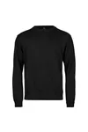 Ribbed Interlock Crew Neck