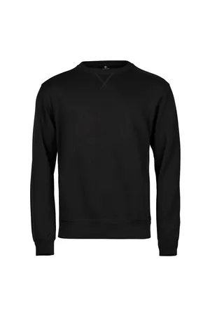 Ribbed Interlock Crew Neck