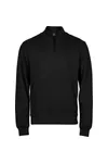 Ribbed Interlock Half Zip