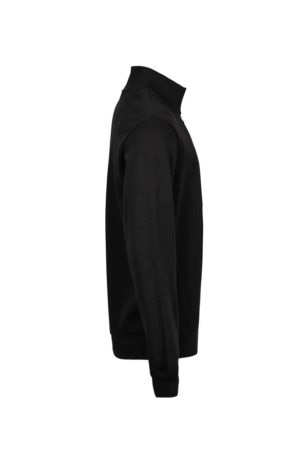 Ribbed Interlock Half Zip