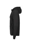 Ribbed Interlock Hooded Full Zip